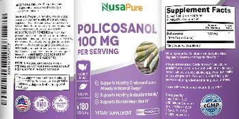 NusaPure Policosanol 100 mg - supplement