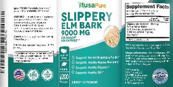 NusaPure Slippery Elm Bark 9000 mg - supplement