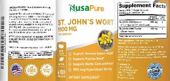 NusaPure St. John's Wort 1100 mg - supplement