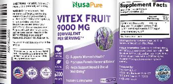 NusaPure Vitex Fruit 9000 mg - supplement