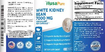 NusaPure White Kidney Bean 7000 mg - supplement