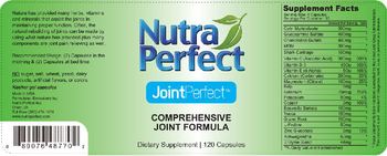 Nutra Perfect JointPerfect - supplement