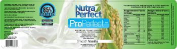 Nutra Perfect ProPerfect Smooth Vanilla - supplement