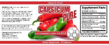 Nutra Pure Capsicum Pure - supplement