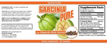 Nutra Pure Garcinia Pure With Magnolia Bark Extract - supplement