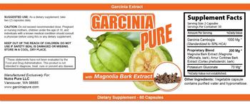 Nutra Pure Garcinia Pure - supplement