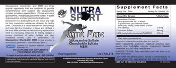 Nutra Sport Joint Max - supplement