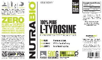 NutraBio 100% Pure L-Tyrosine - supplement