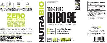 NutraBio 100% Pure Ribose - 