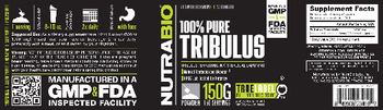 NutraBio 100% Pure Tribulus - supplement