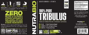 NutraBio 100% Pure Tribulus - supplement