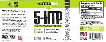 NutraBio 5-HTP 200 mg - supplement