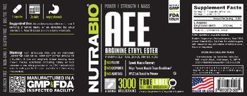 NutraBio AEE 3000 Milligrams - supplement