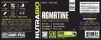 NutraBio Agmatine - 