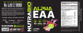 NutraBio Alpha EAA Cherry Lime Slush - supplement