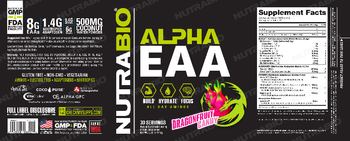 NutraBio Alpha EAA Dragonfruit Candy - supplement
