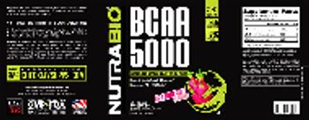 NutraBio BCAA 5000 Dragonfruit Candy - supplement