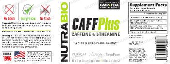 NutraBio CaffPlus - supplement