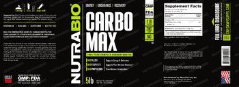 NutraBio CarboMax - supplement