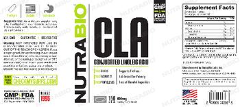 NutraBio CLA 800 mg - supplement