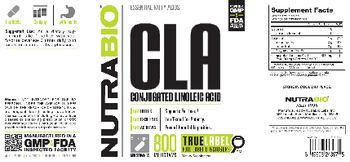 NutraBio CLA 800 Milligrams - supplement