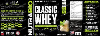 NutraBio Classic Whey Creamy Vanilla - supplement