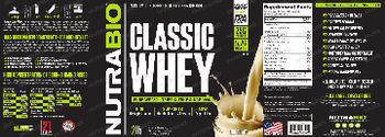 NutraBio Classic Whey Horchata - supplement