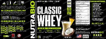 NutraBio Classic Whey Pina Colada - supplement