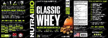 NutraBio Classic Whey Pumpkin Spice - supplement