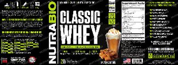 NutraBio Classic Whey Salted Caramel - supplement