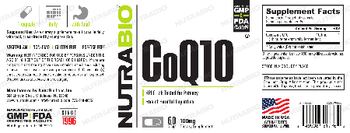 NutraBio CoQ10 100 mg - supplement