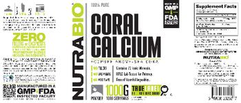 NutraBio Coral Calcium - supplement