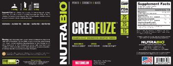 NutraBio CreaFuze Watermelon - supplement