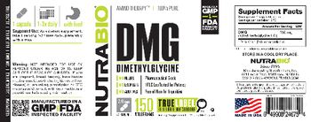 NutraBio DMG 150 Milligrams - supplement