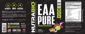 NutraBio EAA Pure Cherry Limeade - supplement