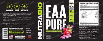 NutraBio EAA Pure Dragonfruit Candy - supplement