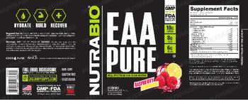 NutraBio EAA Pure Raspberry Lemonade - supplement