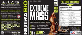 NutraBio Extreme Mass Chocolate - supplement