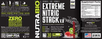 NutraBio Extreme Nitric Stack V.8 Kiwi Strawberry - supplement