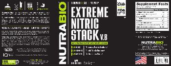 NutraBio Extreme Nitric Stack V.8 Raw Unflavored - supplement