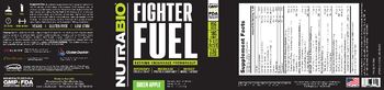 NutraBio Fighter Fuel Green Apple - supplement