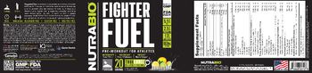 NutraBio Fighter Fuel Lemon Lime - supplement