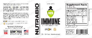 NutraBio Immune - supplement