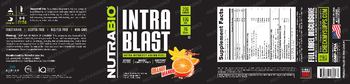 NutraBio Intra Blast Orange Mango - supplement