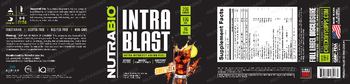 NutraBio Intra Blast Sweet Tea - supplement