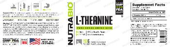 NutraBio L-Theanine - supplement
