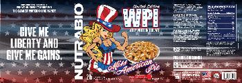 NutraBio Limited Edition WPI Whey Protein Isolate Miss American Pie - protein supplement