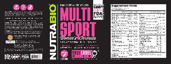 NutraBio Multi Sport Women's + Formula - supplement