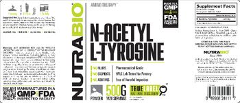 NutraBio N-Acetyl L-Tyrosine - supplement
