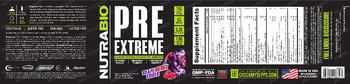 NutraBio PRE Extreme Grape Berry Crush - supplement